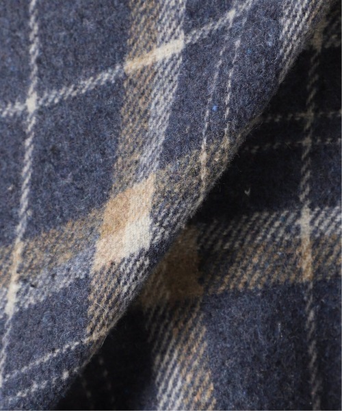 417 EDIFICE(フォーワンセブンエディフィス)の「◆ウーリーチェックネルシャツ(ブルゾン・メンズ・ブラウン/ベージュ/ブルー/ネイビー・SMALL/MEDIUM/LARGE)」の16枚目の写真
