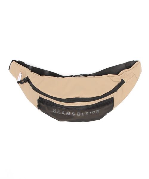 BEAMS DESIGN(ビームス デザイン)の「BEAMS DESIGN(ビームス デザイン) エラスティックメッシュ ボディバッグ(ボディバッグ/ウエストポーチ・メンズ・ブラック/ベージュ/ネイビー/レッド/グレー/サンドベージュ/ライトグレー・FREE)」の5枚目の写真