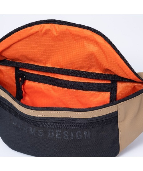 BEAMS DESIGN(ビームス デザイン)の「BEAMS DESIGN(ビームス デザイン) エラスティックメッシュ ボディバッグ(ボディバッグ/ウエストポーチ・メンズ・ブラック/ベージュ/ネイビー/レッド/グレー/サンドベージュ/ライトグレー・FREE)」の11枚目の写真