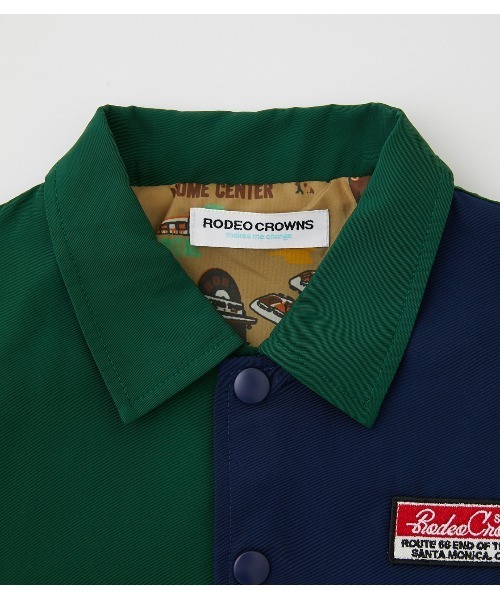 RODEO CROWNS WIDE BOWL（ロデオクラウンズワイドボウル）の「キッズ ルーズコーチジャケット（その他アウター・キッズ・マルチ・1/2）」の5枚目の写真