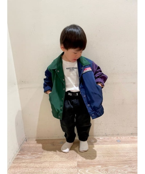RODEO CROWNS WIDE BOWL（ロデオクラウンズワイドボウル）の「キッズ ルーズコーチジャケット（その他アウター・キッズ・マルチ・1/2）」の14枚目の写真