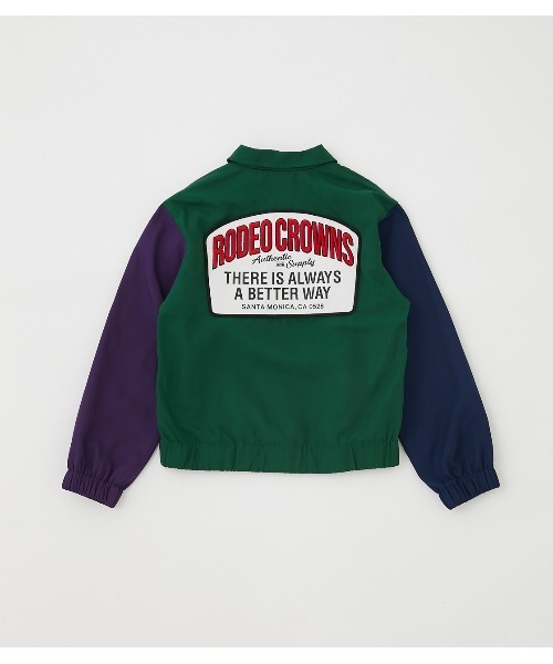 RODEO CROWNS WIDE BOWL（ロデオクラウンズワイドボウル）の「キッズ ルーズコーチジャケット（その他アウター・キッズ・マルチ・1/2）」の12枚目の写真