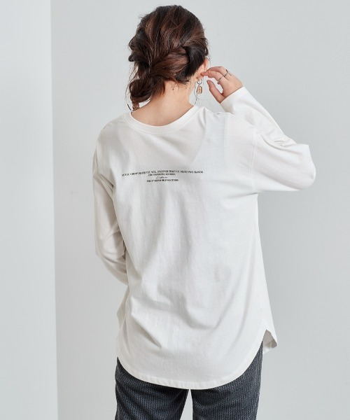 cepo（セポ）の「ロゴプリントロンＴｅｅ ２ＷＡＹ（Tシャツ/カットソー・レディース・ブラック/オフホワイト・M）」の10枚目の写真