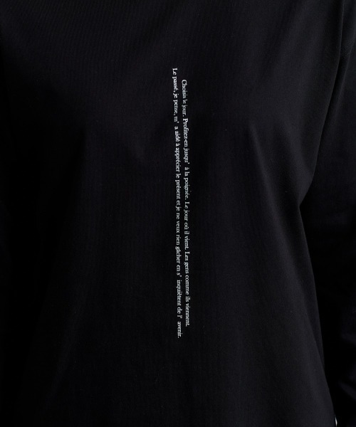 cepo（セポ）の「ロゴプリントロンＴｅｅ ２ＷＡＹ（Tシャツ/カットソー・レディース・ブラック/オフホワイト・M）」の21枚目の写真