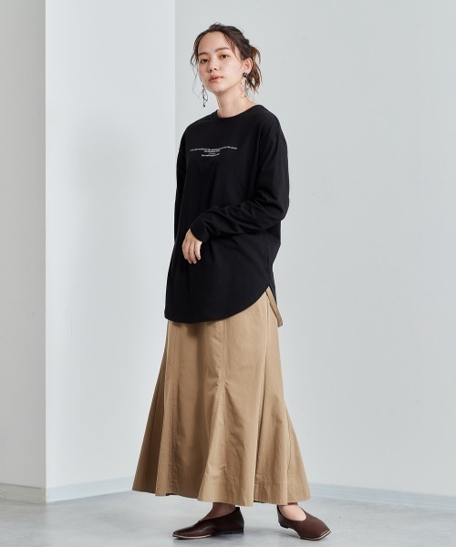 cepo（セポ）の「ロゴプリントロンＴｅｅ ２ＷＡＹ（Tシャツ/カットソー・レディース・ブラック/オフホワイト・M）」の19枚目の写真