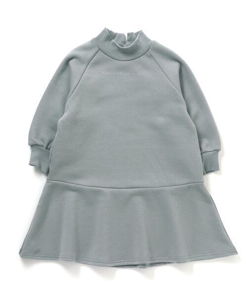 apres les cours(アプレレクール)の「/切替裏シャギーワンピース(ワンピース・キッズ・ライトグレー/ベージュ/ブラウン/ピンク/ブルー・90/100/110/120/80/130/140)」の4枚目の写真