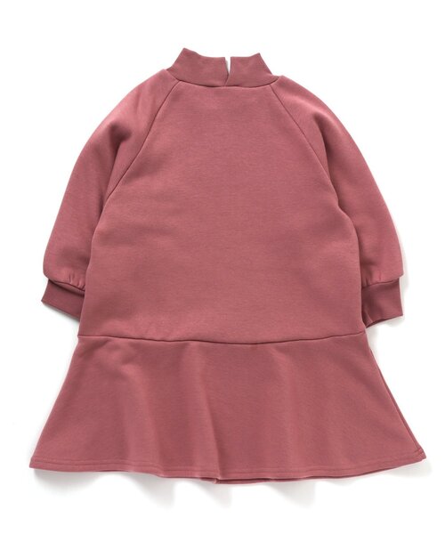 apres les cours(アプレレクール)の「/切替裏シャギーワンピース(ワンピース・キッズ・ライトグレー/ベージュ/ブラウン/ピンク/ブルー・90/100/110/120/80/130/140)」の10枚目の写真