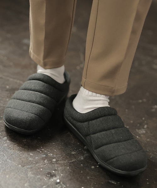 UNION STATION（ユニオンステーション）の「ウィンターウールサンダル（サンダル・メンズ・ブラック/ブラック×ホワイト/ブラック系その他/グレー系その他・M/L）」の4枚目の写真