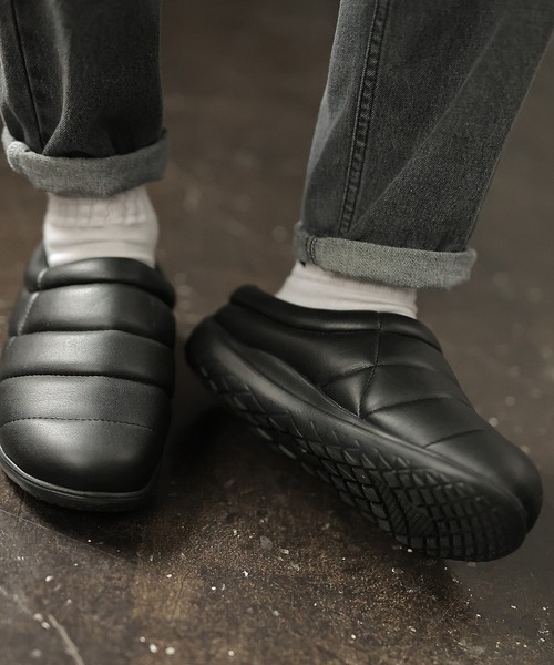 UNION STATION（ユニオンステーション）の「ウィンターウールサンダル（サンダル・メンズ・ブラック/ブラック×ホワイト/ブラック系その他/グレー系その他・M/L）」の2枚目の写真