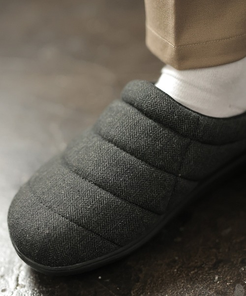 UNION STATION（ユニオンステーション）の「ウィンターウールサンダル（サンダル・メンズ・ブラック/ブラック×ホワイト/ブラック系その他/グレー系その他・M/L）」の7枚目の写真