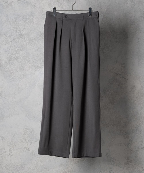 Alpinus(アルピナス)の「Alpinus - ウールブレンドワイドストレートスラックス(その他パンツ・メンズ・オフホワイト/ダークグレー・SMALL/MEDIUM)」の22枚目の写真