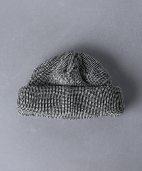 KIJIMA TAKAYUKI（キジマ　タカユキ）の「＜KIJIMA TAKAYUKI（キジマ タカユキ）＞ ニット デッキ キャップ（ニットキャップ/ビーニー・メンズ・ブラック/ダークブラウン/グレー/オフホワイト・FREE）」の3枚目の写真