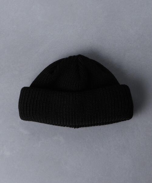 KIJIMA TAKAYUKI（キジマ　タカユキ）の「＜KIJIMA TAKAYUKI（キジマ タカユキ）＞ ニット デッキ キャップ（ニットキャップ/ビーニー・メンズ・ブラック/ダークブラウン/グレー/オフホワイト・FREE）」の2枚目の写真