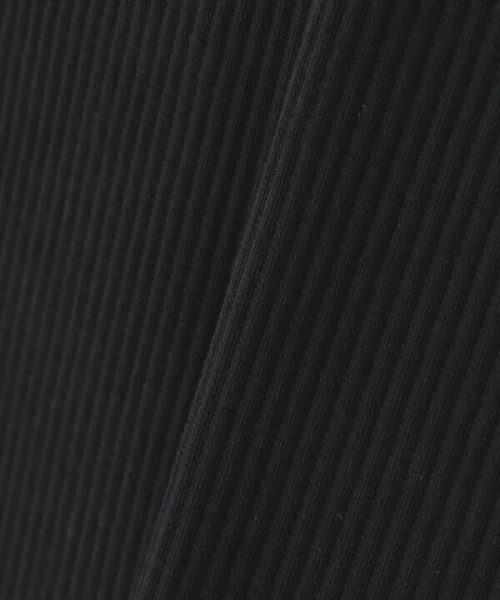 N.(N. Natural Beauty Basic)(エヌエヌナチュラルビューティーベーシック)の「ベーシックリブロングTシャツ(Tシャツ/カットソー・レディース・ホワイト/ブラック/ブラウン・MEDIUM)」の13枚目の写真