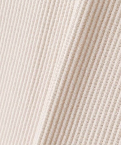 N.(N. Natural Beauty Basic)(エヌエヌナチュラルビューティーベーシック)の「ベーシックリブロングTシャツ(Tシャツ/カットソー・レディース・ホワイト/ブラック/ブラウン・MEDIUM)」の11枚目の写真