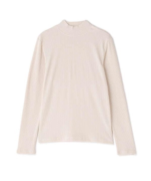 N.(N. Natural Beauty Basic)(エヌエヌナチュラルビューティーベーシック)の「ベーシックリブロングTシャツ(Tシャツ/カットソー・レディース・ホワイト/ブラック/ブラウン・MEDIUM)」の10枚目の写真