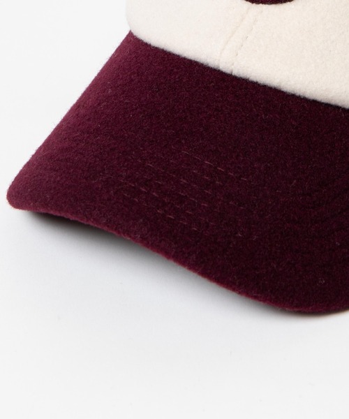 WEGO（ウィゴー）の「WEGO/配色メルトンキャップ（キャップ・レディース・ブラック/ブラウン/マスタード/ワイン・FREE）」の14枚目の写真