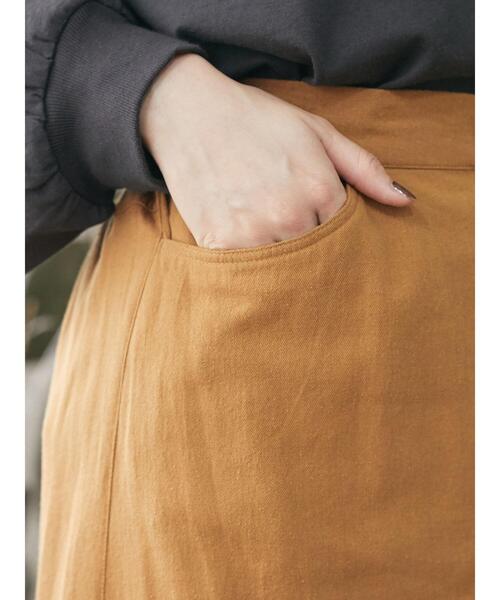 Green　Parks（グリーンパークス）の「バックスリットロングスカート＊（スカート・レディース・ベージュ/カーキ・M/L）」の13枚目の写真