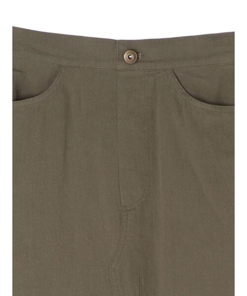 Green　Parks（グリーンパークス）の「バックスリットロングスカート＊（スカート・レディース・ベージュ/カーキ・M/L）」の14枚目の写真