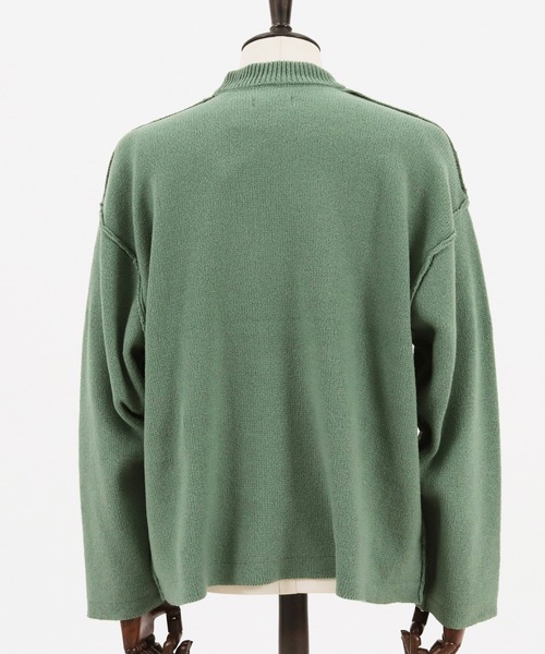 CAMBIO（カンビオ）の「mn2483-7GGニットモックネックセーター（ニット/セーター・メンズ・ブラック/アイボリー/グリーン・L/XL/M）」の22枚目の写真