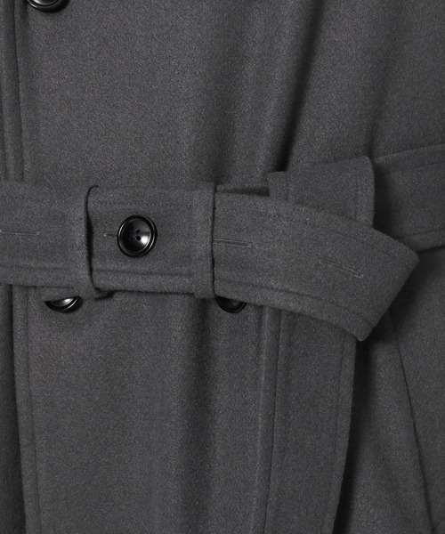 RAGEBLUE(レイジブルー)の「<WOOLLYTEC>ウーリーテック/ロングトレンチコート/952446(トレンチコート・メンズ・グレー/ホワイト系その他/ベージュ・MEDIUM/LARGE)」の15枚目の写真