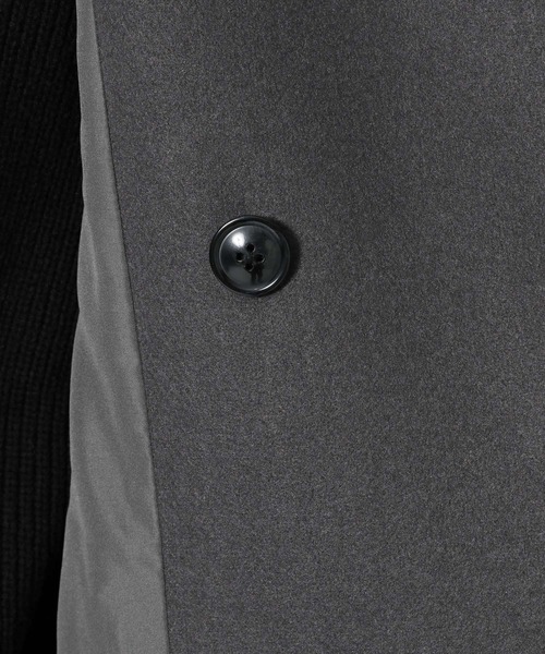 RAGEBLUE(レイジブルー)の「<WOOLLYTEC>ウーリーテック/ロングトレンチコート/952446(トレンチコート・メンズ・グレー/ホワイト系その他/ベージュ・MEDIUM/LARGE)」の19枚目の写真