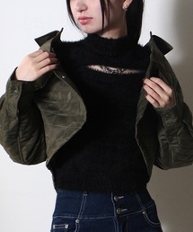 【oneway Jeans】キルティングショートジャケット