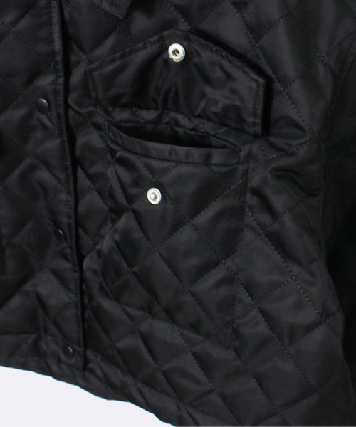 one way(ワンウェイ)の「【oneway Jeans】キルティングショートジャケット(その他アウター・レディース・アイボリー/ブラック/ダークグリーン・FREE)」の5枚目の写真