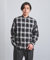 UNITED ARROWS | <UNITED ARROWS> オンブレーチェック ヴィエラ レギュラーカラーシャツ(シャツ/ブラウス)