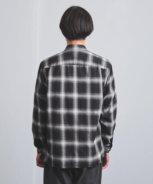 UNITED ARROWS(ユナイテッドアローズ)の「<UNITED ARROWS> オンブレーチェック ヴィエラ レギュラーカラーシャツ(シャツ/ブラウス・メンズ・ライトグレー/ブラック・S/M/L/XL)」の6枚目の写真