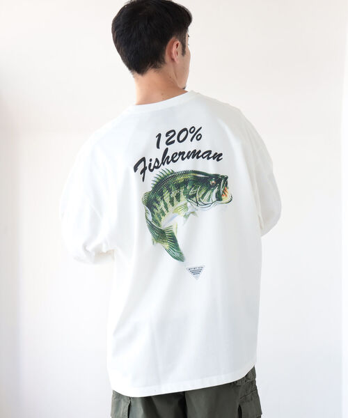 BEAMS（ビームス）の「Columbia × BEAMS / 別注  PFG Logriver BMS Long Sleeve Tee（Tシャツ/カットソー・メンズ・ホワイト/グレー・LARGE/MEDIUM/X-LARGE/SMALL）」の7枚目の写真