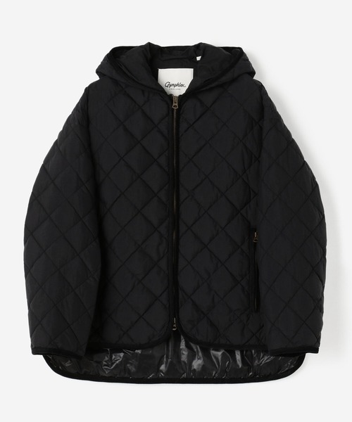 GYMPHLEX(ジムフレックス)の「Gymphlex | ダイヤキルトダウン フードジャケット WOMEN(ダウンジャケット/コート・レディース・ブラウン/ブラック・12/14)」の12枚目の写真