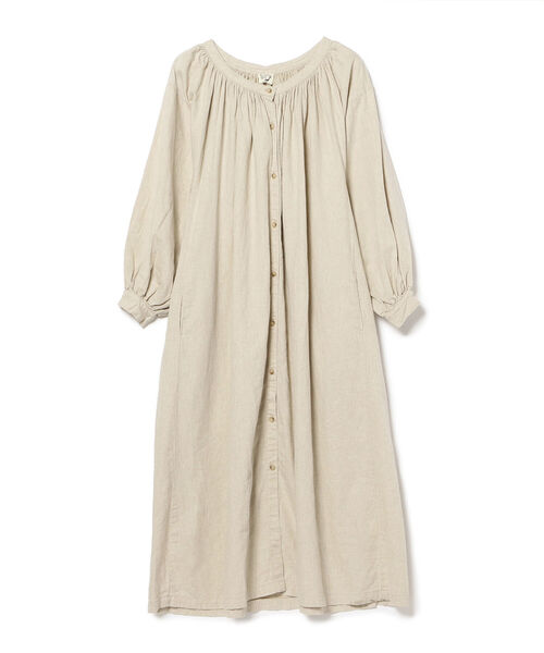 orSlow（オアスロウ）の「orSlow / COTTON LINEN SMOCK DRESS　スモックドレス ワンピース（ワンピース・レディース・ホワイト系その他5・ONE SIZE）」の2枚目の写真