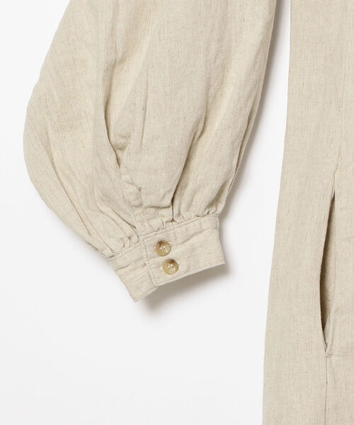 orSlow（オアスロウ）の「orSlow / COTTON LINEN SMOCK DRESS　スモックドレス ワンピース（ワンピース・レディース・ホワイト系その他5・ONE SIZE）」の4枚目の写真