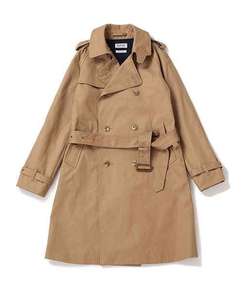 BEAMS BOY(ビームスボーイ)の「●【予約】BEAMS BOY / ギャバ トレンチ コート 15SS(トレンチコート・レディース・ベージュ・ONE SIZE)」の2枚目の写真