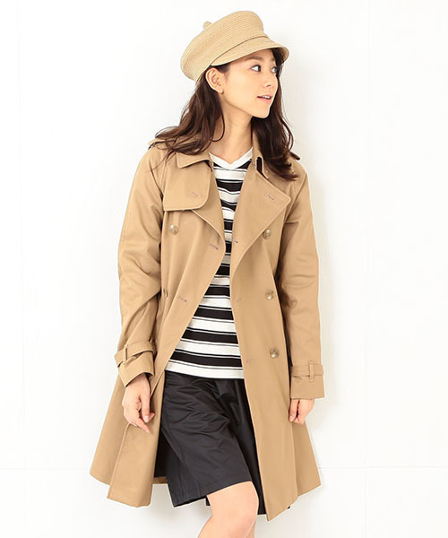 BEAMS BOY(ビームスボーイ)の「●【予約】BEAMS BOY / ギャバ トレンチ コート 15SS(トレンチコート・レディース・ベージュ・ONE SIZE)」の7枚目の写真