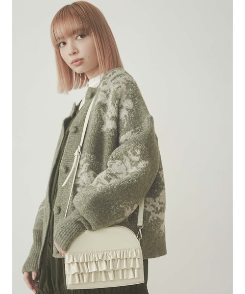 merry jenny（メリージェニー）の「フリルショルダーbag（ショルダーバッグ・レディース・ブラック/アイボリー/ボルドー・FREE）」の19枚目の写真