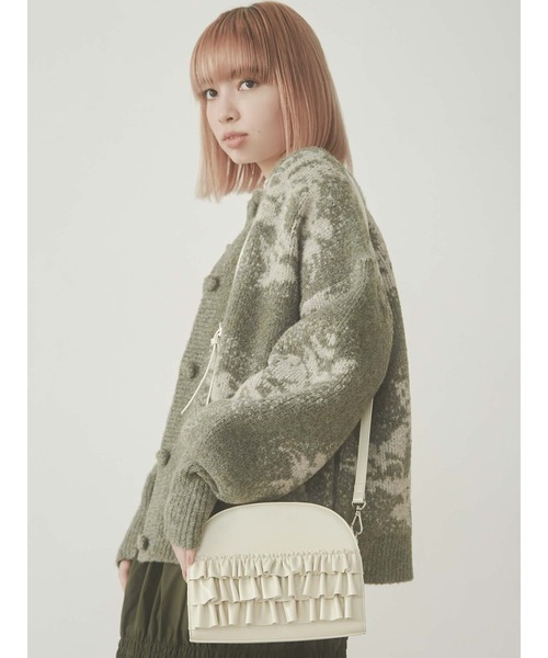 merry jenny（メリージェニー）の「フリルショルダーbag（ショルダーバッグ・レディース・ブラック/アイボリー/ボルドー・FREE）」の16枚目の写真