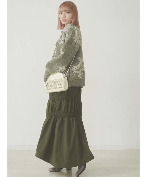 merry jenny（メリージェニー）の「フリルショルダーbag（ショルダーバッグ・レディース・ブラック/アイボリー/ボルドー・FREE）」の7枚目の写真