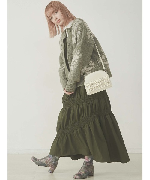 merry jenny（メリージェニー）の「フリルショルダーbag（ショルダーバッグ・レディース・ブラック/アイボリー/ボルドー・FREE）」の13枚目の写真