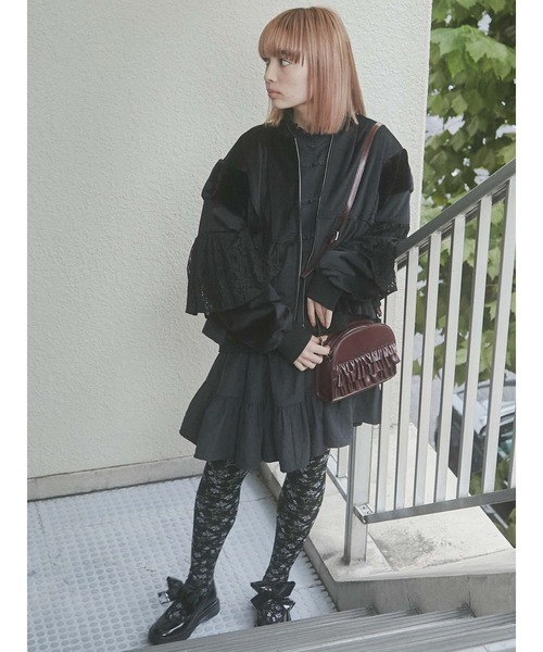 merry jenny（メリージェニー）の「フリルショルダーbag（ショルダーバッグ・レディース・ブラック/アイボリー/ボルドー・FREE）」の11枚目の写真