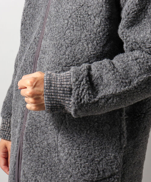 COLD BREAKER（コールドブレーカー）の「【COLD BREAKER/コールドブレーカー】Zip Up Coat ボア パイル ジップコート（その他アウター・メンズ・ベージュ/グレー/ホワイト系その他4・MEDIUM）」の15枚目の写真