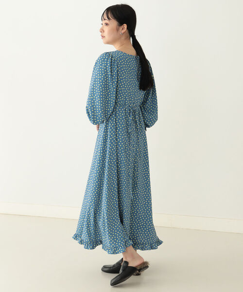Web限定 Beams Dot ペンタゴンネック フラワーワンピース ワンピース Beams Dot ビームスドット のファッション通販 Zozotown