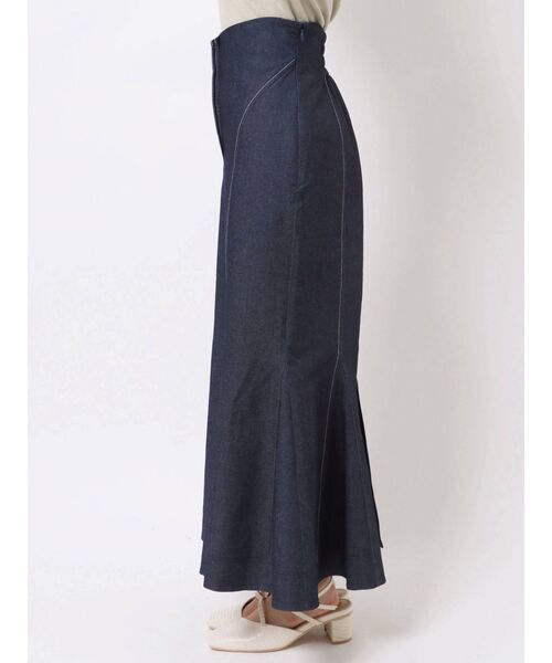 dazzlin（ダズリン）の「ステッチラインマーメイドスカート（スカート・レディース・ベージュ/オフホワイト/インディゴブルー/ピンク・SMALL/MEDIUM）」の15枚目の写真