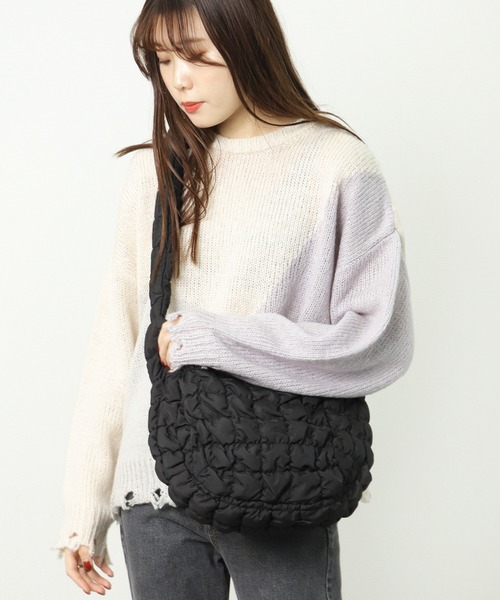 salle de bal POUR TOUS（サルデバルプールトゥス）の「【 ZOZO限定 】 キルティング ショルダーバッグ 621-6181 2　SDI（ショルダーバッグ・レディース・ブラック・FREE）」の2枚目の写真