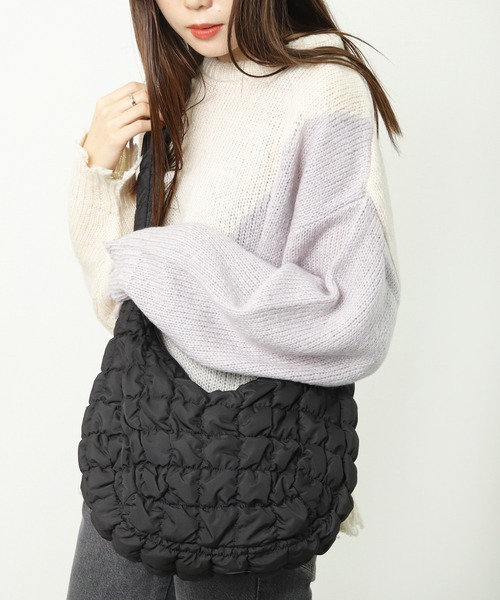 salle de bal POUR TOUS（サルデバルプールトゥス）の「【 ZOZO限定 】 キルティング ショルダーバッグ 621-6181 2　SDI（ショルダーバッグ・レディース・ブラック・FREE）」の4枚目の写真