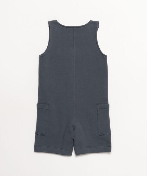 agnes b.（アニエスベー）の「K311 L SALOPETTE ベビー サロペット（サロペット/オーバーオール・キッズ・グレー系その他・1YEAR/6MONTH）」の2枚目の写真