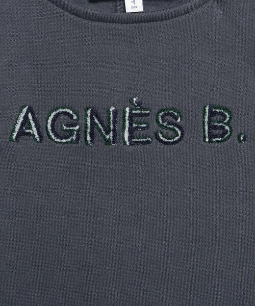 agnes b.（アニエスベー）の「K311 L SALOPETTE ベビー サロペット（サロペット/オーバーオール・キッズ・グレー系その他・1YEAR/6MONTH）」の3枚目の写真