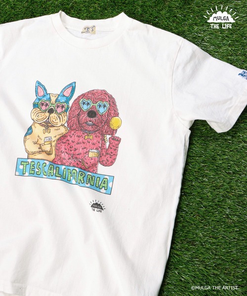 The Endless Summer(エンドレスサマー)の「TES×MULGA THE LIFE T-005 / Tシャツ(Tシャツ/カットソー)」|ホワイト