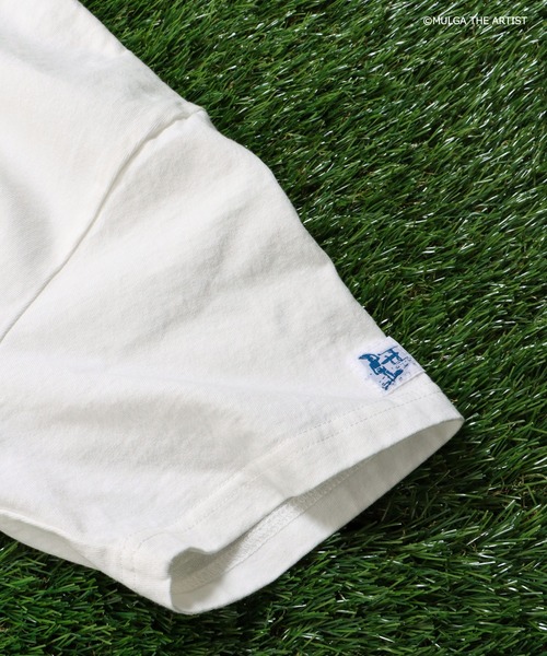 The Endless Summer（エンドレスサマー）の「TES×MULGA THE LIFE T-005 / Tシャツ（Tシャツ/カットソー・メンズ・ホワイト/ピンク系その他4・SMALL/MEDIUM/LARGE/X-LARGE）」の7枚目の写真